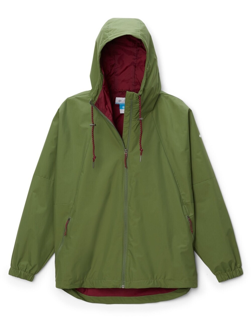 Columbia Womens Park Hooded Colorblocked Jacket Size L